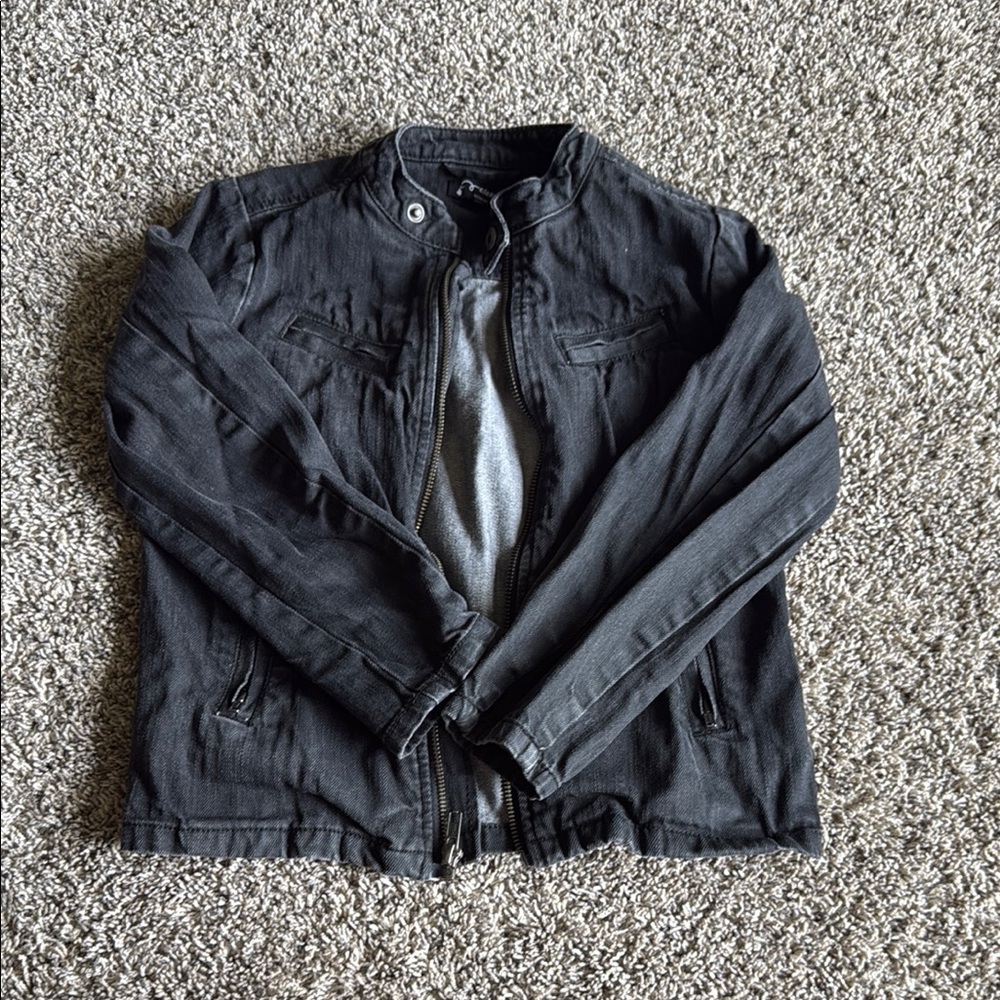 art class Charcoal Jean Jacket for Kids